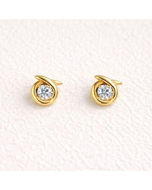 Lily Flo Jewellery Metallic One Turn Changed Everything Earrings