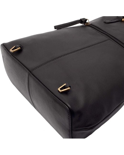 Lloyd Baker Black Shirdi Leather Backpack