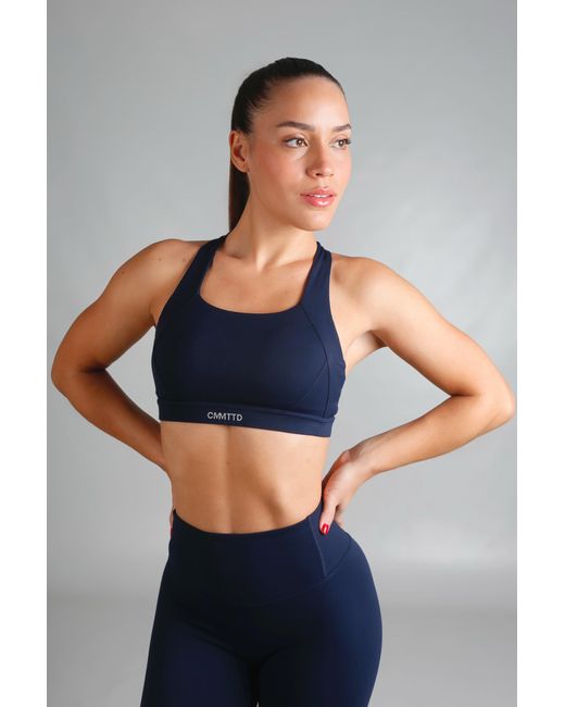 Cmmttd Blue Core Contour Bra