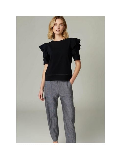 SNIDER Black Deconstructed Top