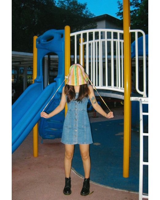 Lost Pattern Multicolor Day Dream Reversible Sun Hat