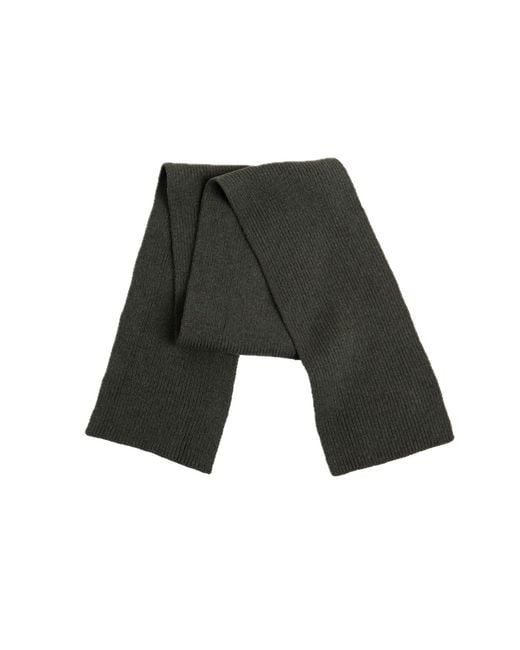 Reet Aus Gray Seamless Scarf From Recycled Wool