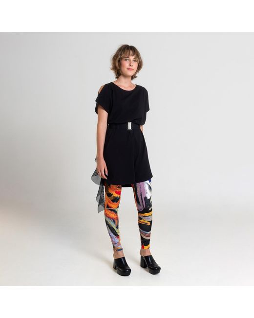 ARTISTA Blue Revolution Printed Leggings