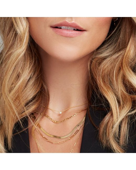 Maya Brenner Metallic Element Long Link Chain