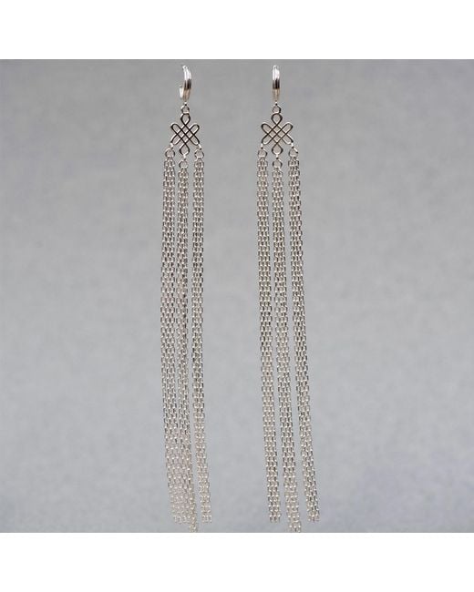 Zoe & Morgan White Aria Earrings