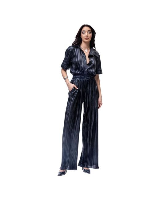 Vazaf Black Pleated Pants