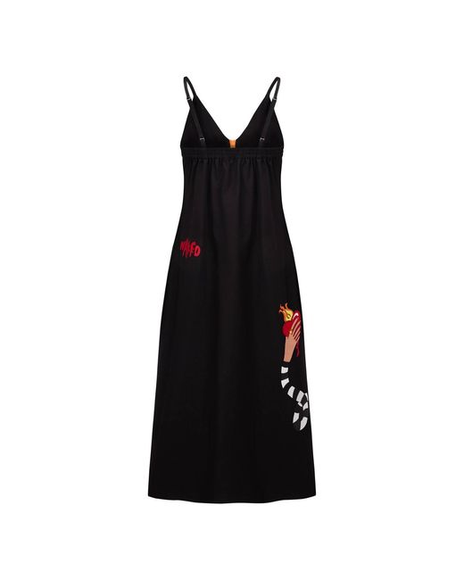 King Naked Black Fearlessly Strappy Dress