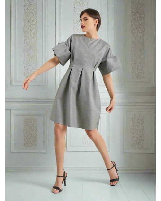 Lumina Eligma Gray Neoteric Dress