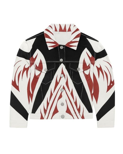 Born in Exile Multicolor Printed Denim Jacket
