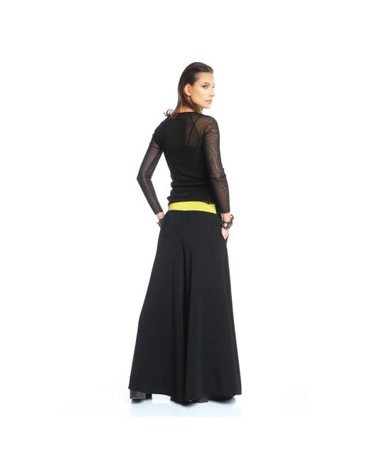 Silvia Serban Black Super Flared Pants