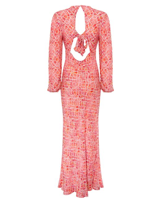Sophia Alexia Red Marble Mosaic Portofino Dress