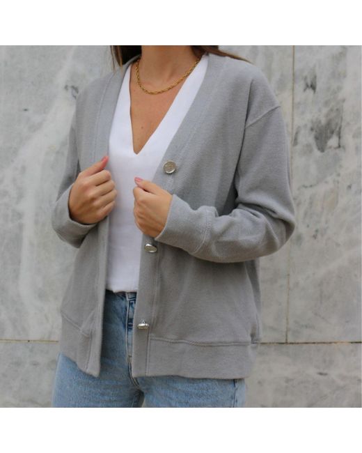 Mimhi Maison Gray Rosie Cardigan