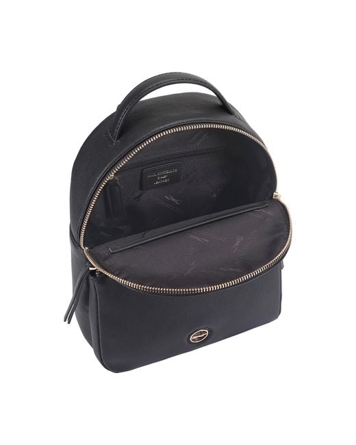 Paul Costelloe Black Laval Leather Backpack