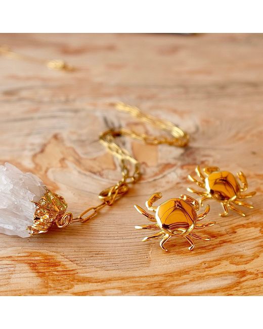 Smilla Brav Metallic Quartz Necklace Ocean
