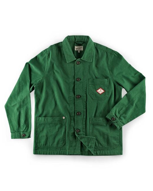 &SONS Trading Co Green &sons Bolt Chore Jacket for men