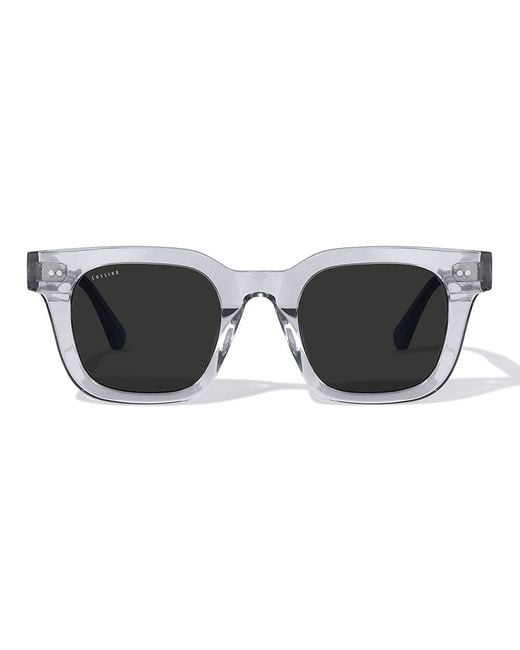 Cossimo Black Belize Cuadra Clear Acetate Sunglasses