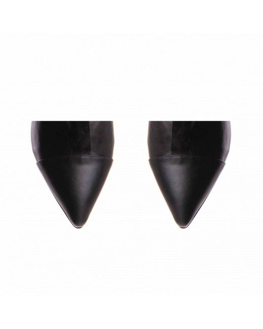 The 5Th Element Black Dune Ruched High-Heel Boots