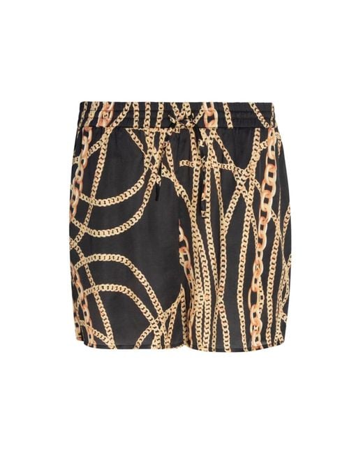 Circular Path Black Lounge Short