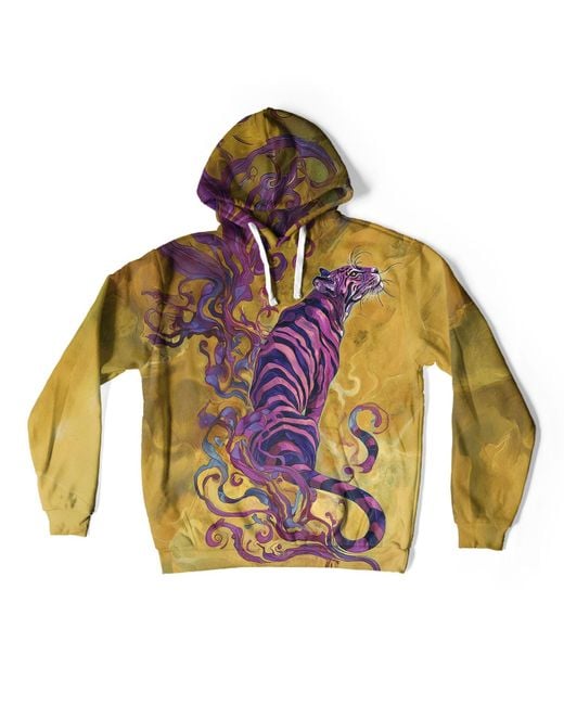 Aloha From Deer Green Whisper Of The Tiger Oversize Hoodie