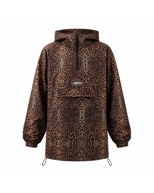 mysimplicated Brown Water Repellent Windbreaker