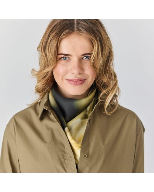 Lindsay Nicholas New York Blue Hill Country Nocturn Silk Scarf