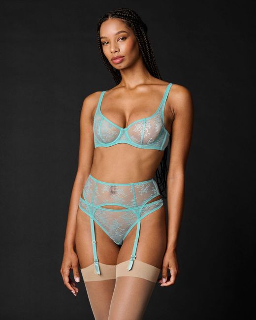 Journelle Blue Romy Demi Bra Ocean