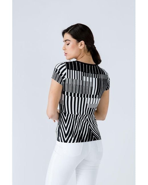 Conquista Black Short Sleeve & Top