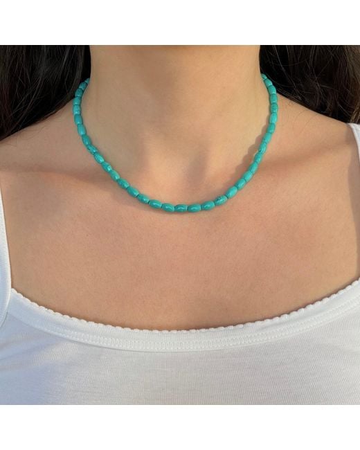 Leni James Blue The Marbella Necklace