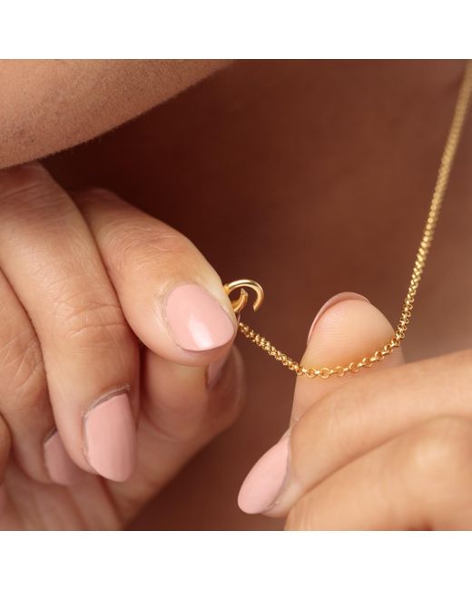Lily Charmed Metallic Plated Building Block Charm Necklace