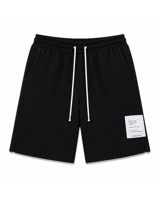 mysimplicated Black Bermuda for men