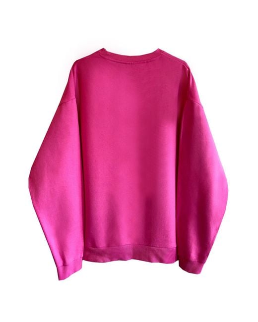 Quillattire Pink Happy Offline Sweatshirt