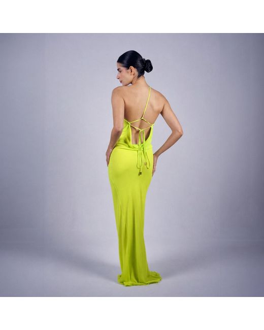 The Ethos Studio Yellow Anne Dress