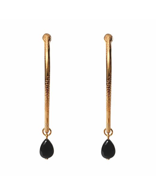 IN CAUDA VENENUM Metallic Aeterna Earrings