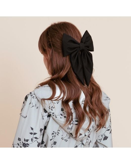RainSisters Black Hair Bow Clip: Classic