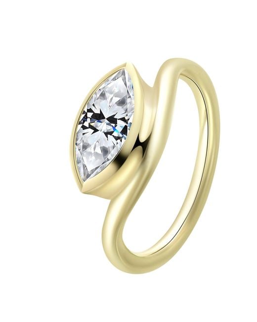 Onewildone White Soft Life East West Pinky Ring