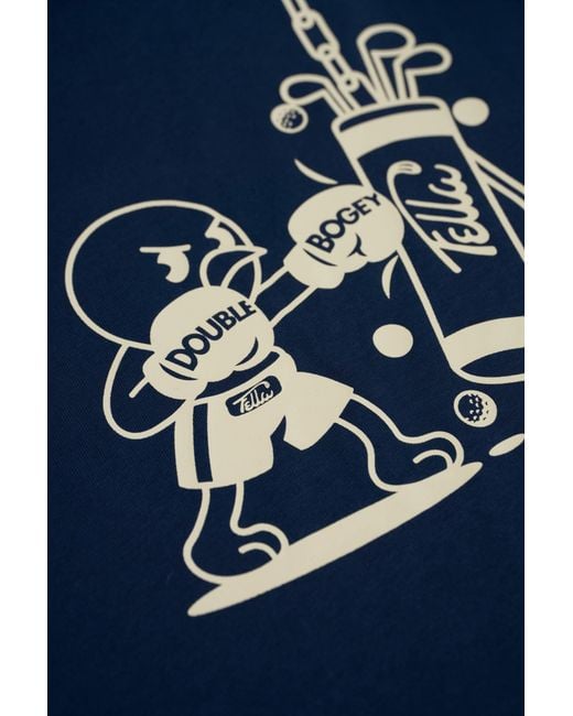 FELLA SWIM Blue Double Bogey Boxer T-Shirt for men