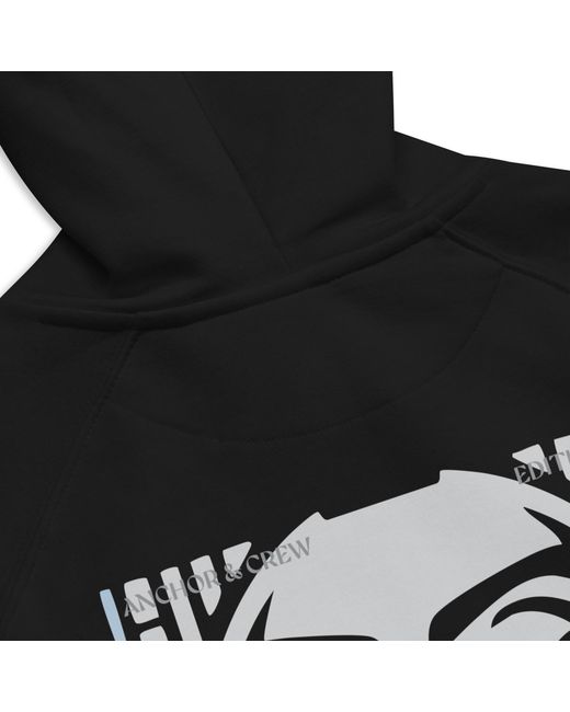 Anchor and Crew Black Two Elysian Editions Organic Cotton Hoodie for men