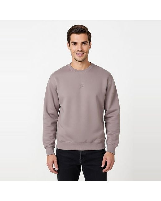 Foster Taylor Purple Oversized Sweatshirt for men