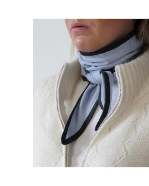 tirillm Blue Ayla Small Neck Scarf