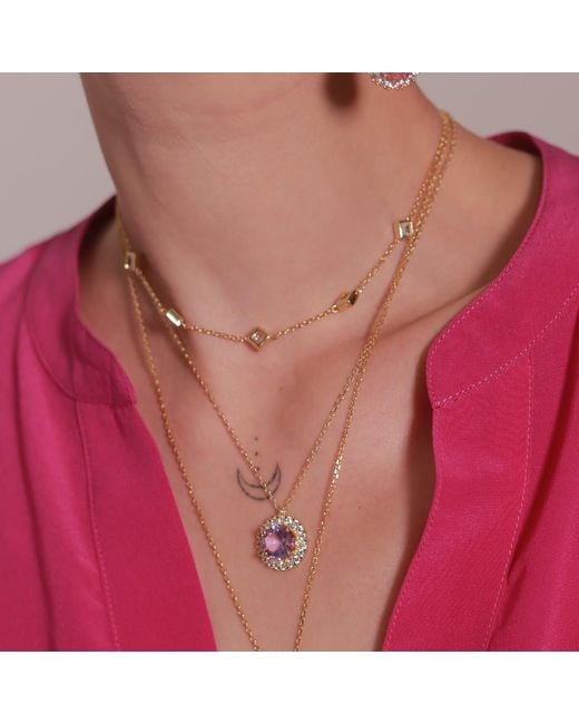 Retro Chic Metallic Princess's Delight Necklace