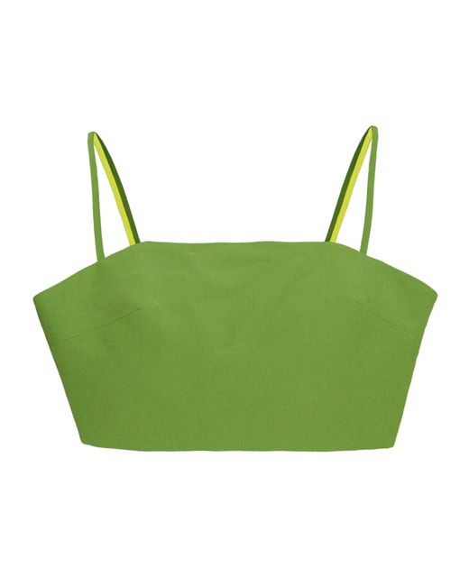 Ariana Bestepe Green Lime Crop Top