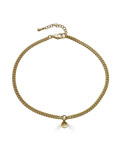 Loni Paul Jewelry Metallic Small Modern Crystal Necklace