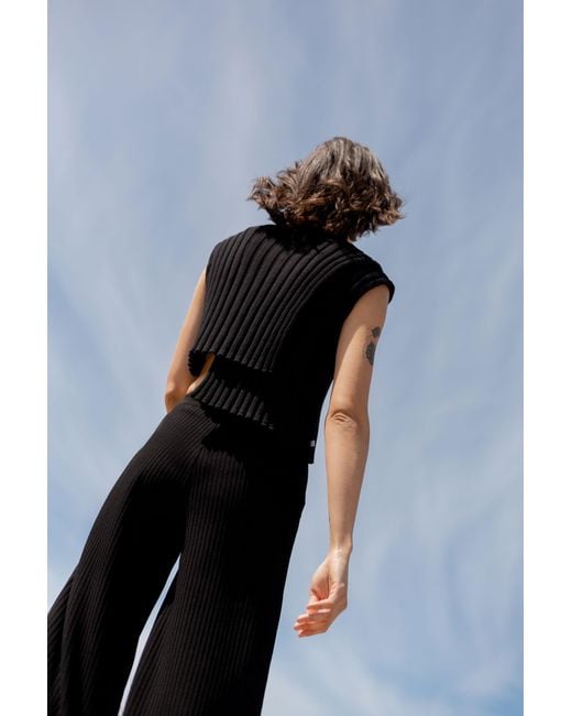 SALANIDA Black Nuovo Asymmetric Top