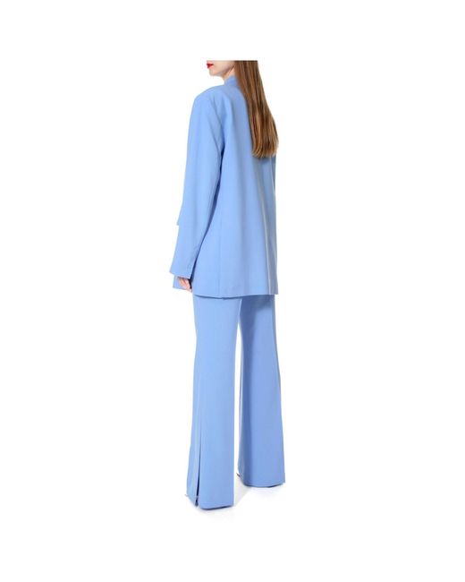 AGGI by HALEWSKI Blue Camilla Skyway Flared Pants