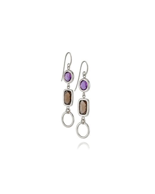 The Jewellery Store London White Desert Night's Queen Chandelier Earrings