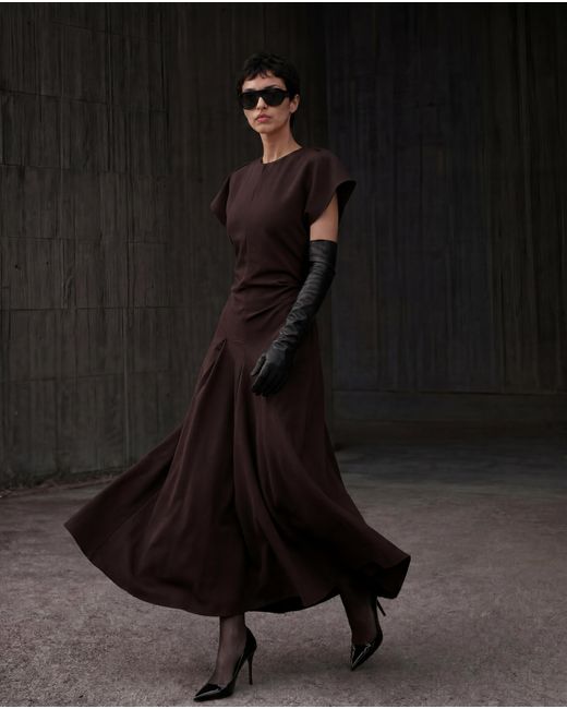 Lendrop Studios Brown Freya Dress