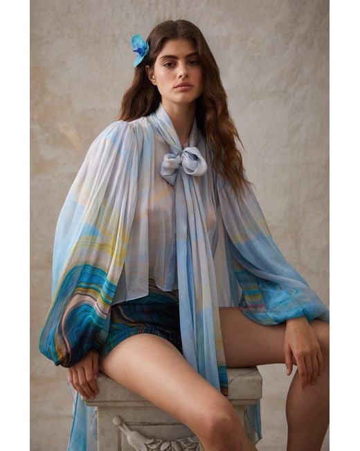 Syla Atelier Blue Selsabil Shirt