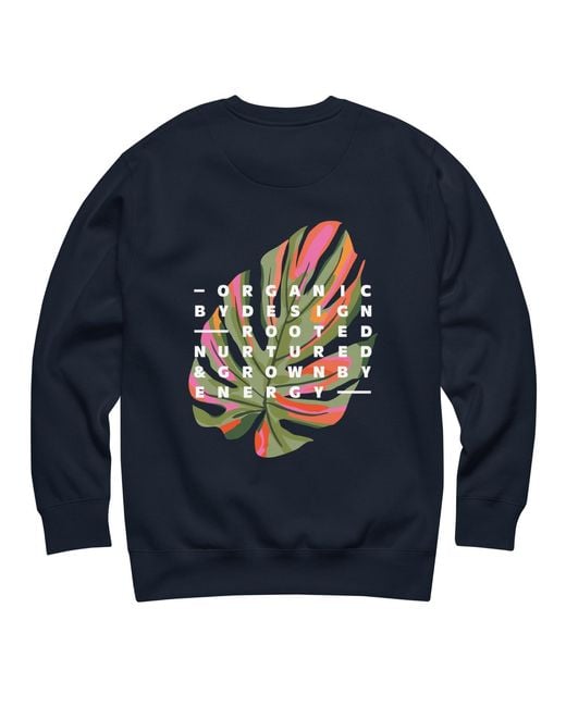 Anchor and Crew Blue Organic By Design Passenger Organic Cotton Sweatshirt