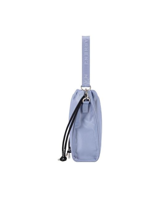 MARHEN.J Blue Recycled Nylon Mini Cross Bag