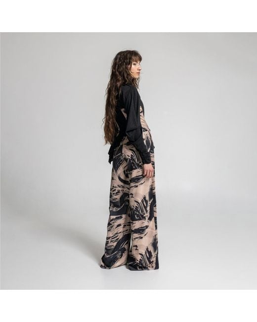 ARTISTA Multicolor Amber High Waisted Palazzo Pants